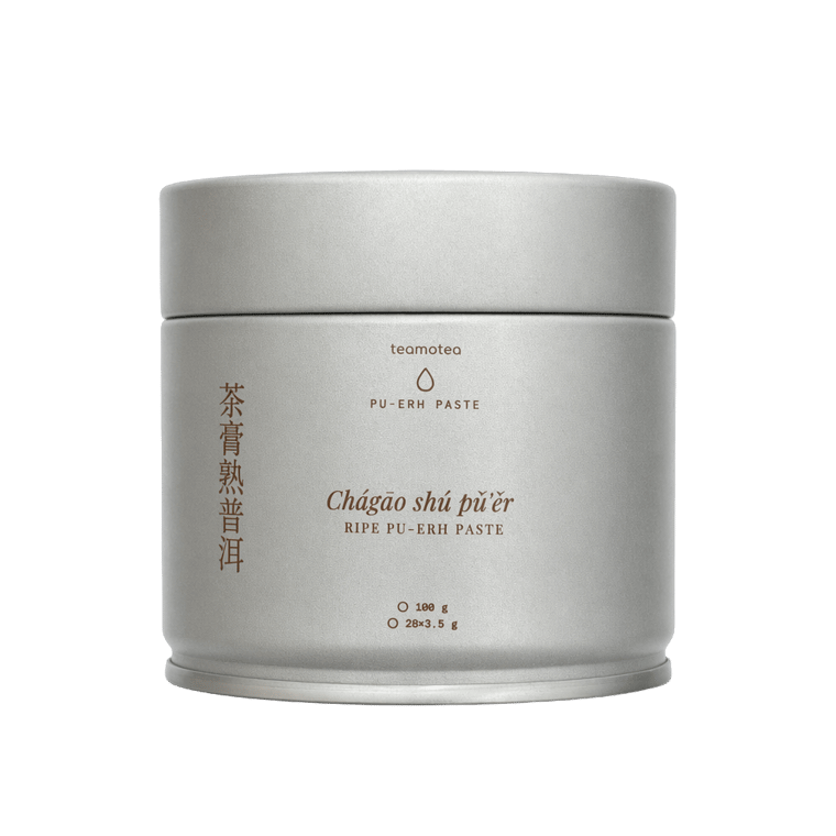 The tea itself — Ripe Pu-erh Paste