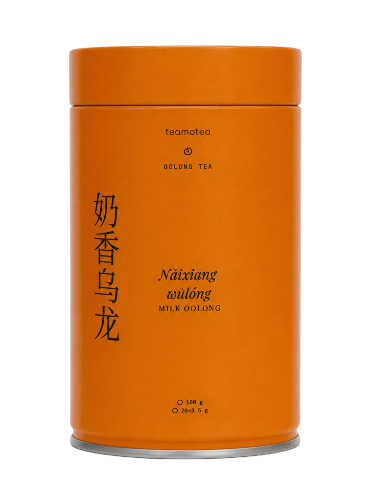 The tea itself — Nǎi Xiāng Oolong